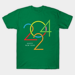 Modern New Year 2024 T-Shirt